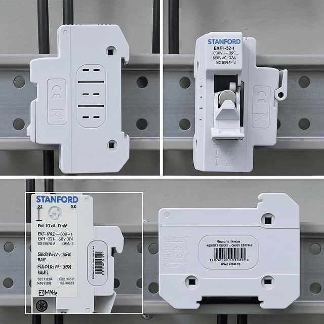 PORTAFUSIBLE 10X38MM 1X32A 690VAC