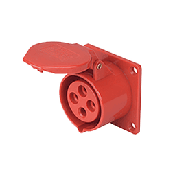 Enchufe Hembra Embutido 16A 3P+T 380V