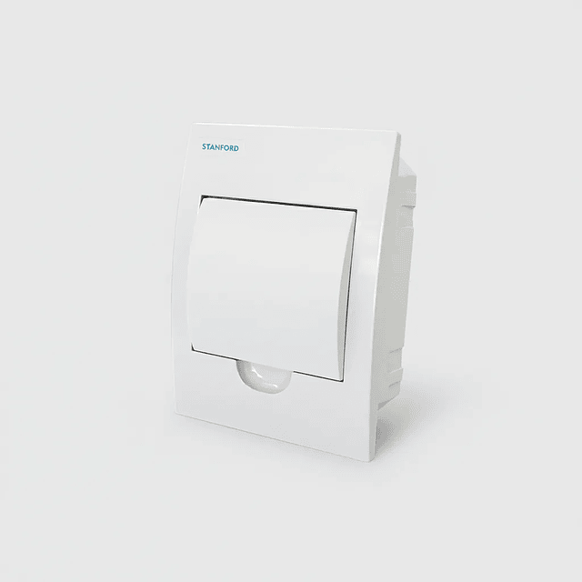 Tablero Embutido 6 Polos Tapa Opaca 