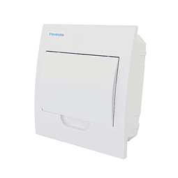 Tablero Embutido 6 Polos Tapa Opaca 