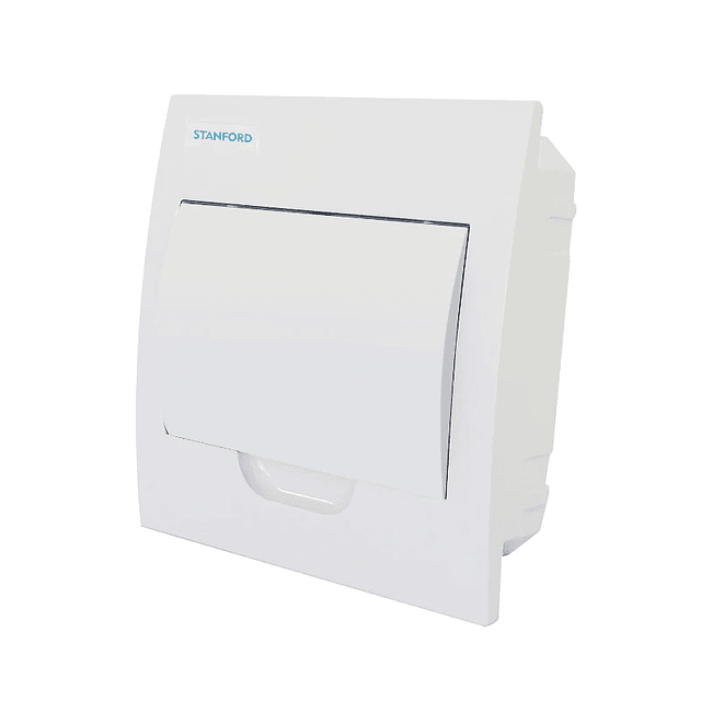 Tablero Embutido 8 Polos Tapa Opaca 