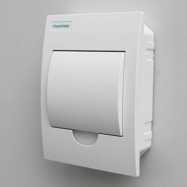 Tablero Embutido 8 Polos Tapa Opaca 