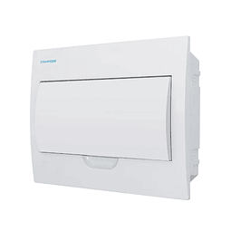 Tablero Embutido 12 Polos Tapa Opaca 