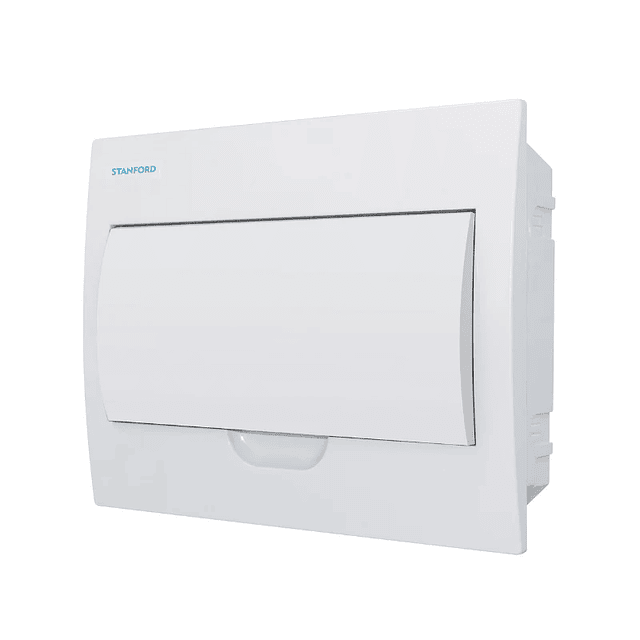 Tablero Embutido 12 Polos Tapa Opaca 