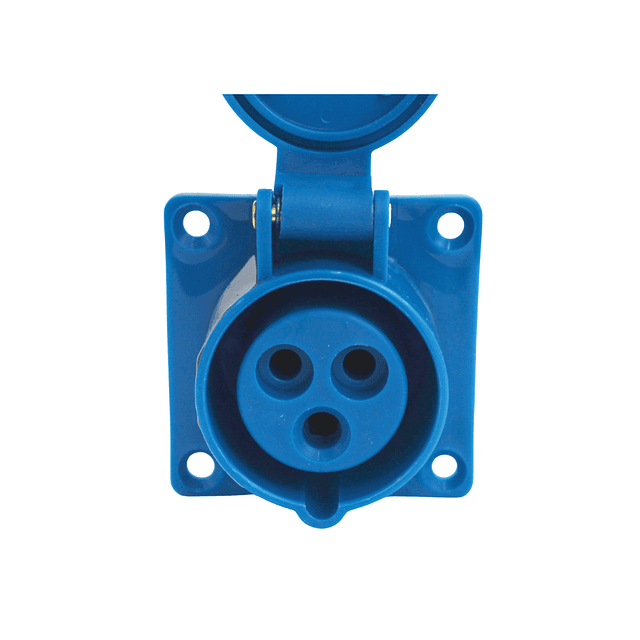 Enchufe Hembra Embutido 32A 2P+T 220V