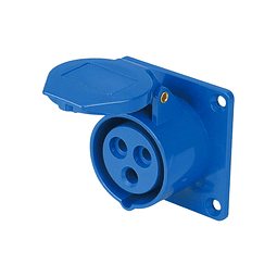 Enchufe Hembra Embutido 32A 2P+T 220V