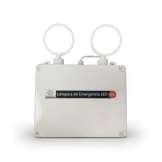 Lámpara de Emergencia IP65 2x8W LED Industrial