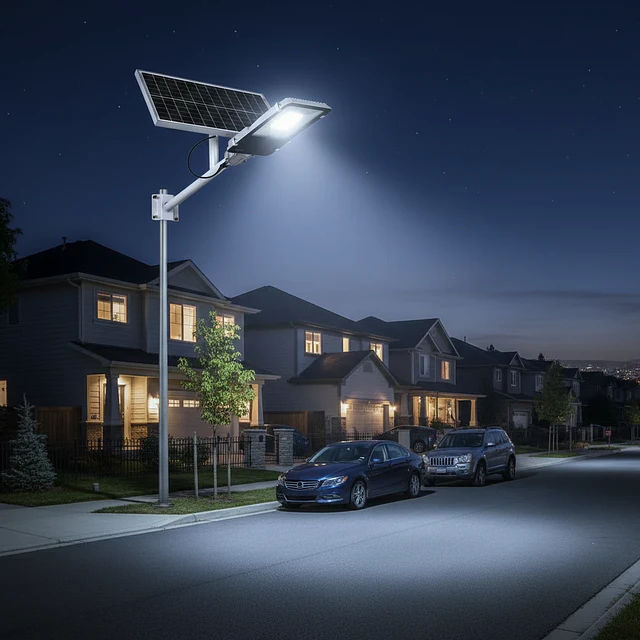LUMINARIA LED SOLAR CON PANEL 200W