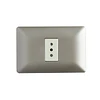 Pack 5 unidades enchufe simple champagne 10a 250v Stanford 