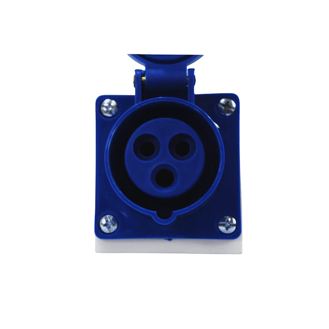Pack 5 Enchufe Hembra S/P + Macho 16A 2P+T 220V