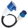 Pack 5 Enchufe industrial Hembra Volante + enchufe industrial Macho Volante 16A 2P+T 220V