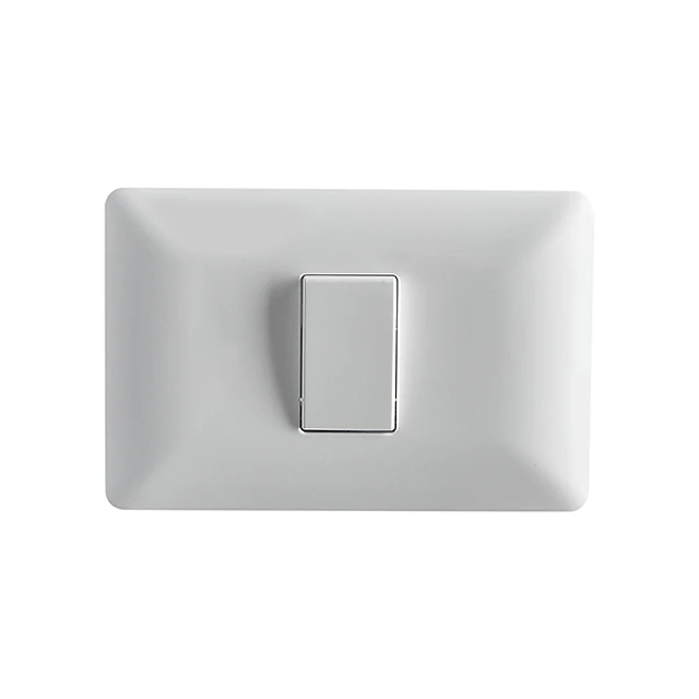 Pack 5 Interruptor simple blanco 9/12 10A 250V Stanford