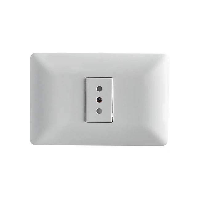 Pack 5 enchufe simple blanco 10a 250v Stanford