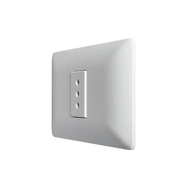 Pack 5 enchufe simple blanco 10a 250v Stanford