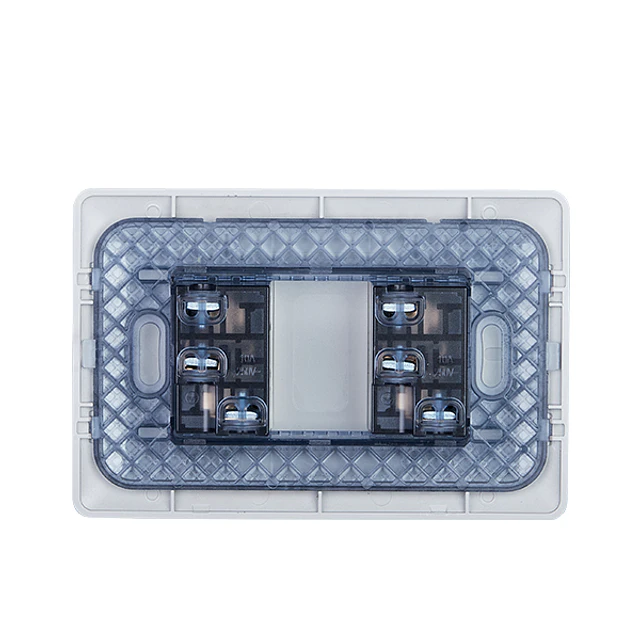 Pack 5 enchufe doble champagne 10a 250v Stanford