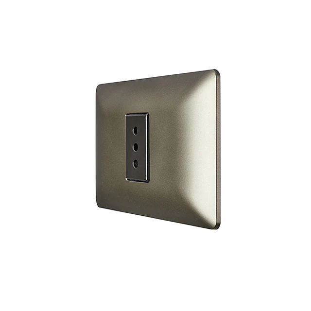 Pack 5 enchufe simple café 10a 250v Stanford