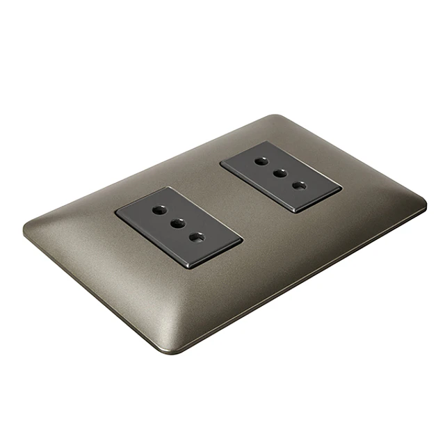 Pack 5 enchufe doble café 10a 250v Stanford