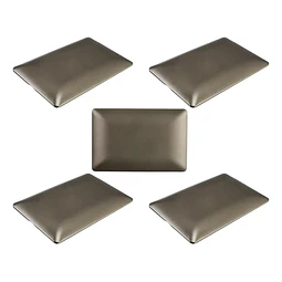 Pack 10 placa ciega café con soporte Stanford