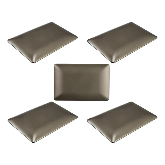 Pack 10 placa ciega café con soporte Stanford
