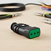 Pack 10 enchufe Hembra 10A volante Fanton 2P+T 250V