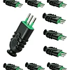 PACK 10 ENCHUFE MACHO 16A VOLANTE FANTON 2P+T 250V