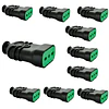 PACK 10 ENCHUFE HEMBRA 16A FANTON 2P+T 250V 