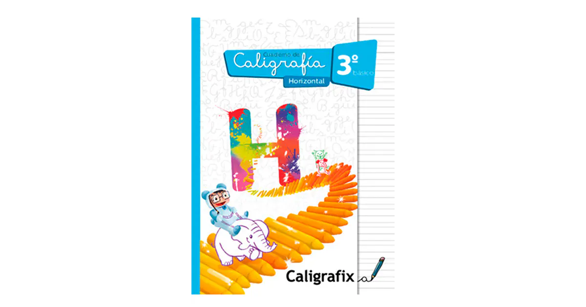 Caligrafía para 3° básico horizontal