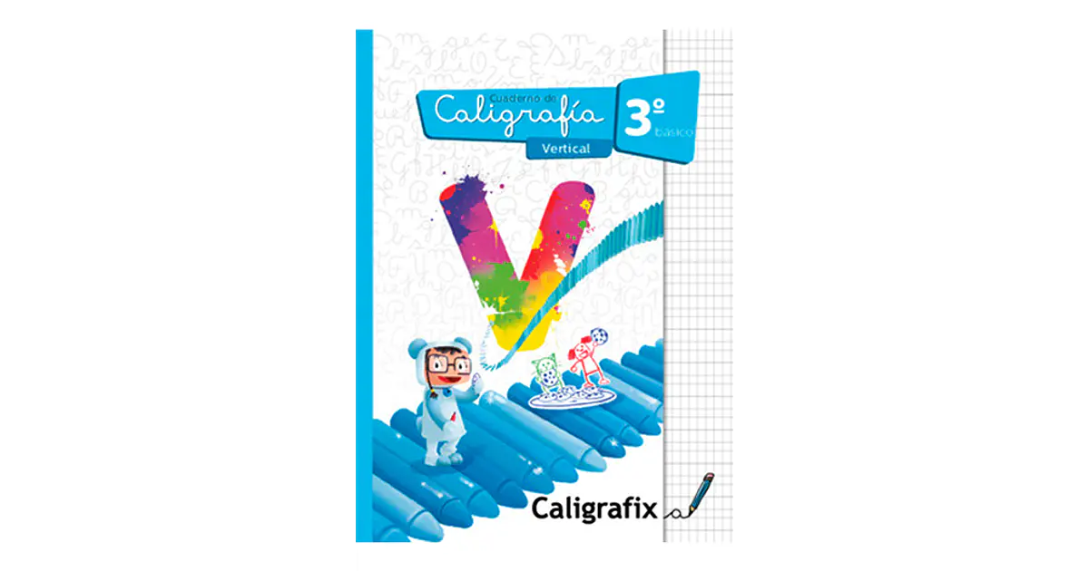 Caligrafía para 3° básico vertical