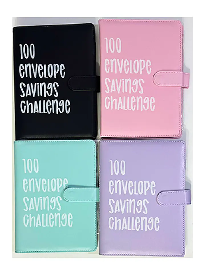 Carpeta con 100 sobres para ahorrar 1