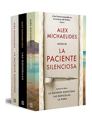 Pack Alex Michaelides (La paciente silenciosa | La furia | Las Doncellas)