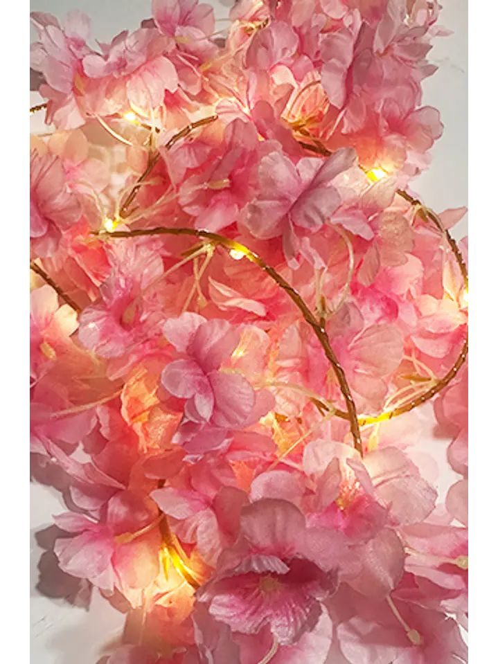 Flores con luces 1