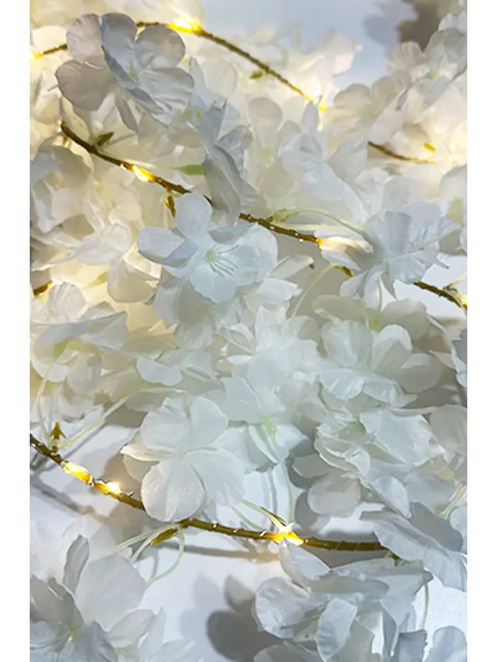 Flores con luces 4