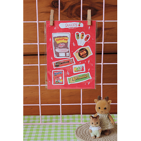 Set Stickers Dulces vol1