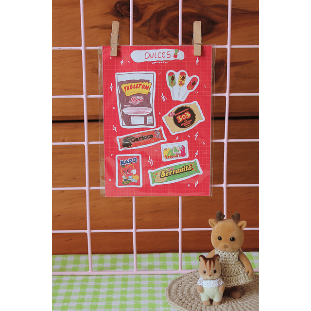 Set Stickers Dulces vol1