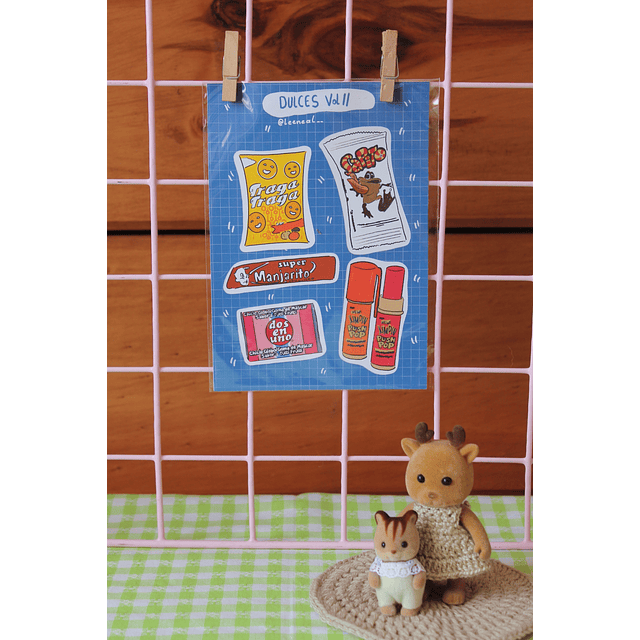Set Stickers Dulces vol2