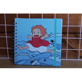 Cuaderno Ponyo Mar