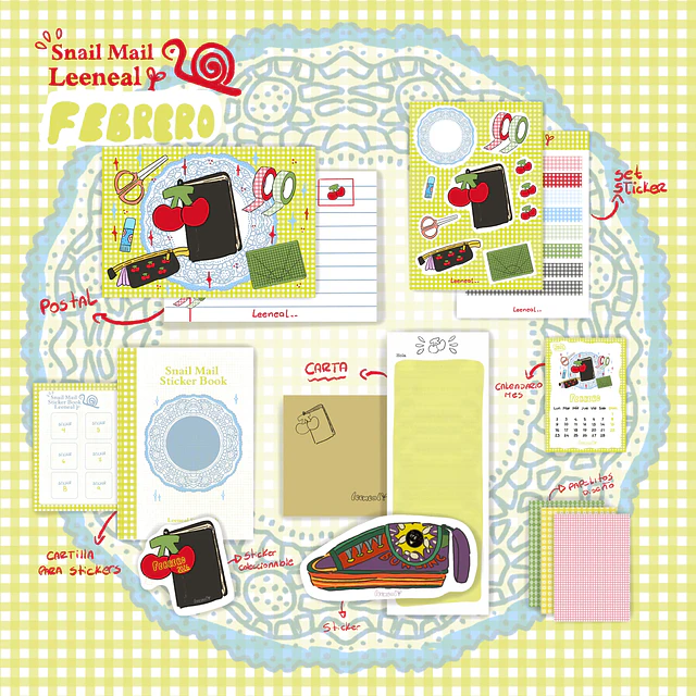 Snail Mail (Correo Caracol) Mes de Febrero 