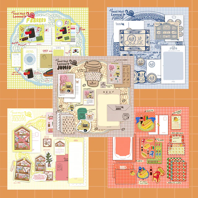 Snail Mail Pack / Febrero - Marzo - Abril - Mayo - Junio 