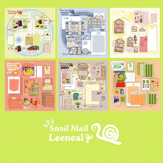 Snail Mail Pack / Febrero - Marzo - Abril - Mayo - Junio- Julio