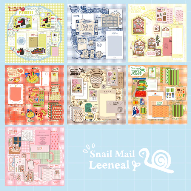 Snail Mail Pack / Febrero - Marzo - Abril - Mayo - Junio- Julio- Agosto