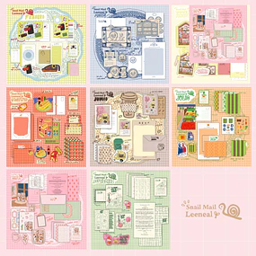 Snail Mail Pack/ Febrero-Marzo-Abril-Mayo-Junio-Julio-Agosto- Septiembre