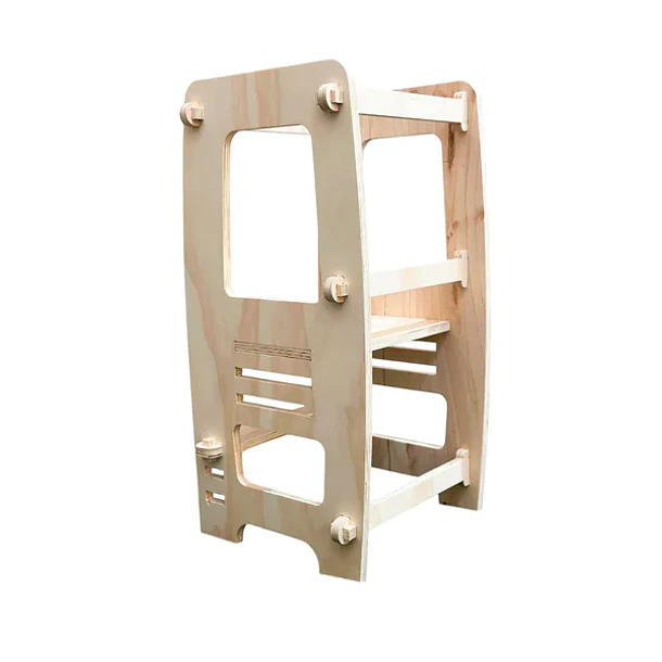 Torre de Aprendizaje Montessori de Madera para Niños 1