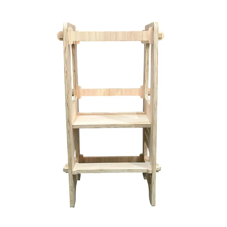 Torre de Aprendizaje Montessori de Madera para Niños 3