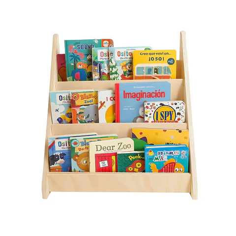 Librero Montessori de Madera para Niños