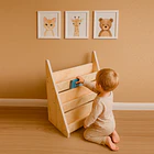 Librero Montessori de Madera para Niños 3
