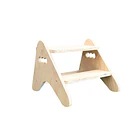 Escalera 2 en 1 Montessori de Madera para Niños (Escalón + Banquito) 3