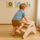 Escalera 2 en 1 Montessori de Madera para Niños (Escalón + Banquito) 5