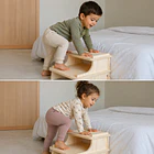 Escalón de Aprendizaje Montessori de Madera para Niños 4