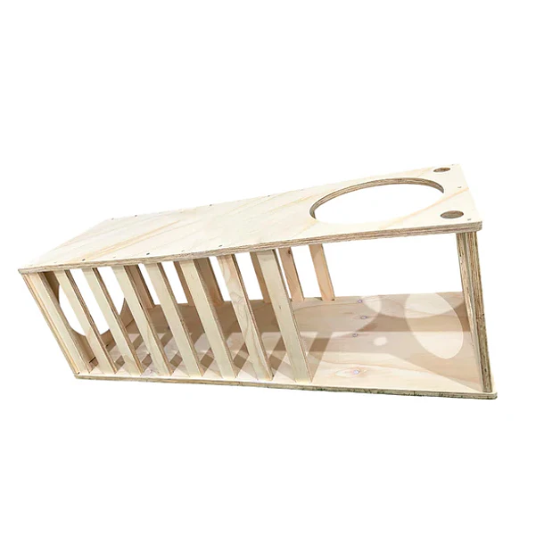 Túnel Montessori de Madera con Rampa Desmontable 5