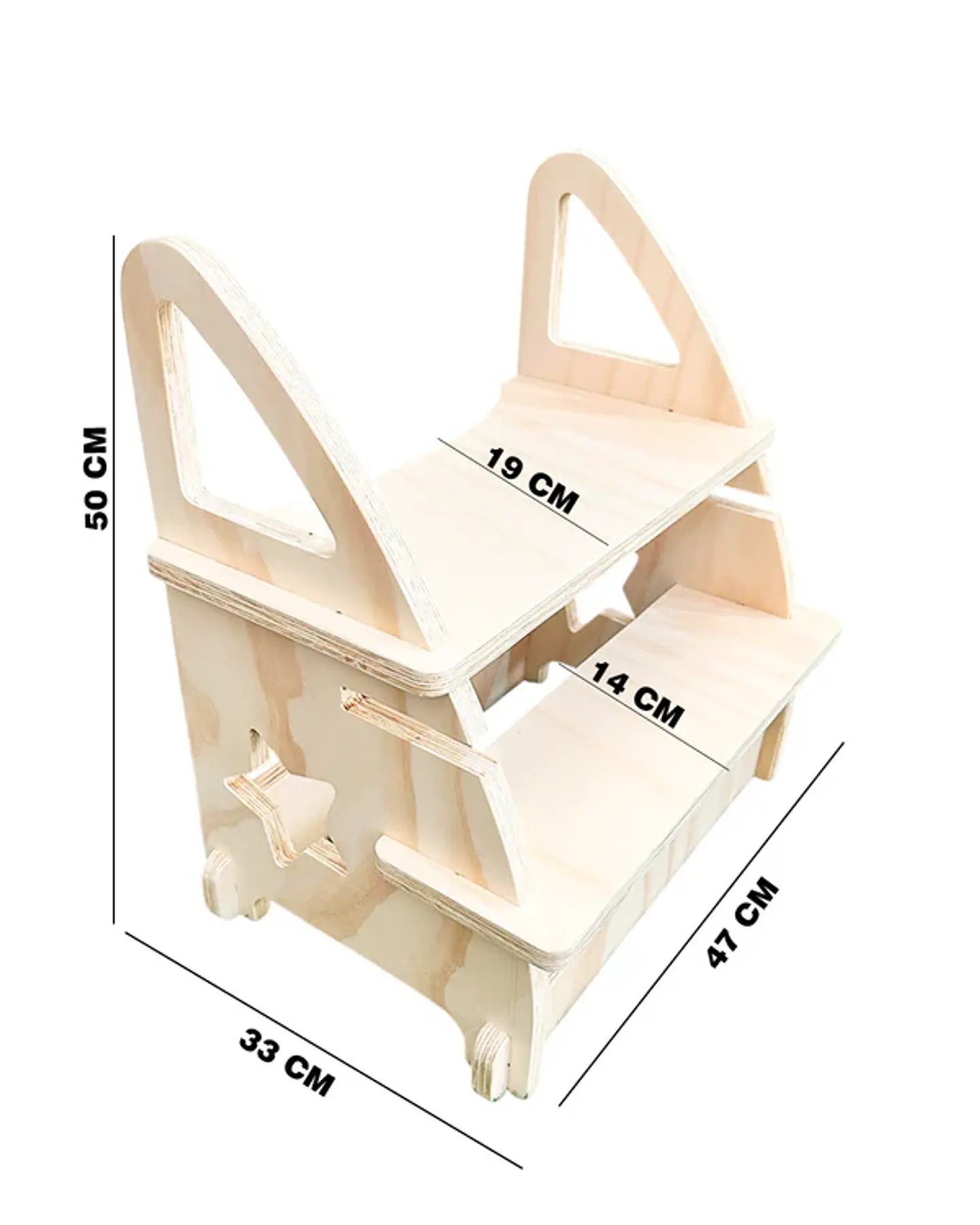 Banquito/Piso de Altura Montessori de Madera para Niños 4